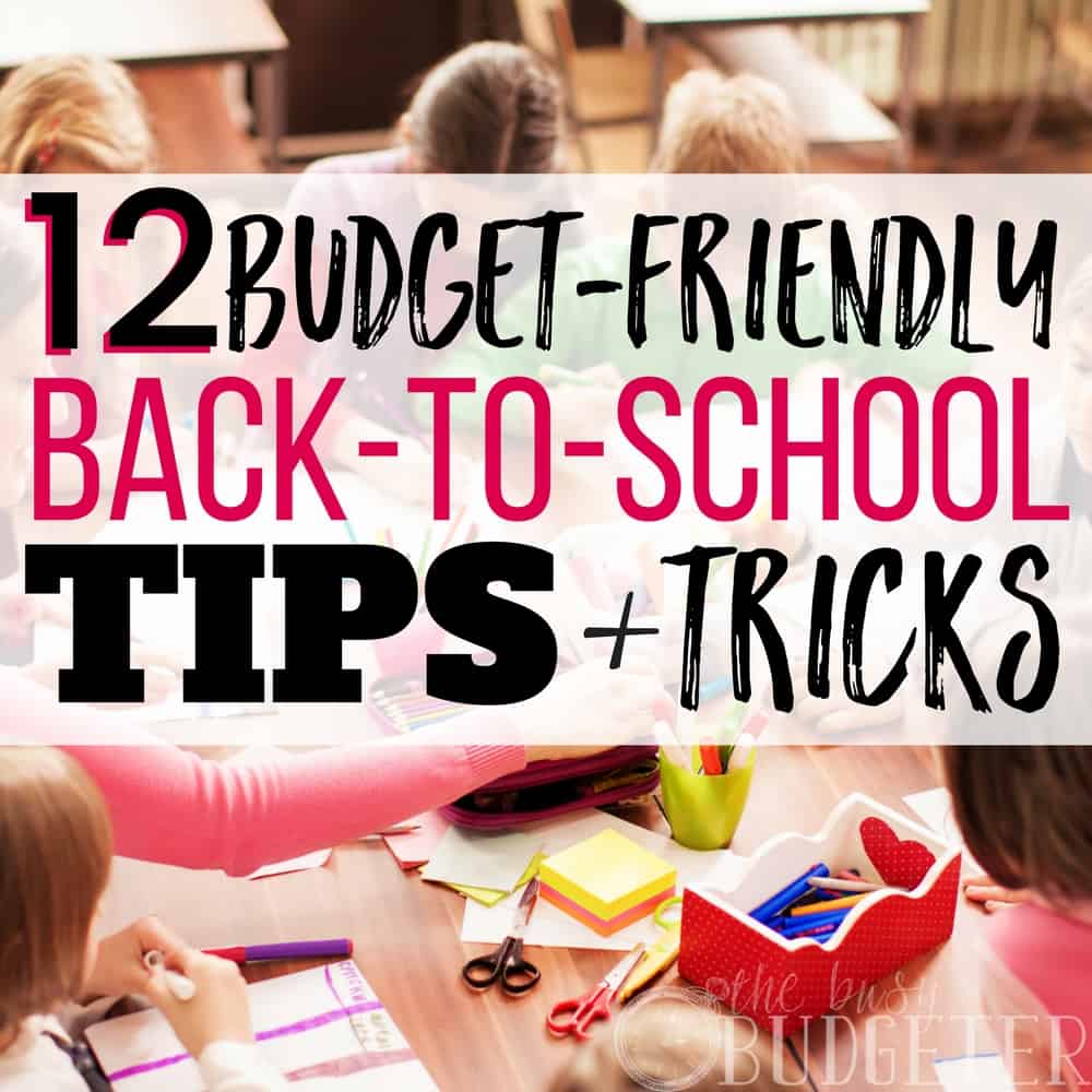 Back to school time never failed to crush our budget until I learned these amazing hacks for school supplies! These back-to-school tips and tricks actually work and help us save money!