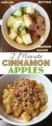 Can easy dessert recipes get any easier than a two minute prep time? Easier than apple pie - literally!