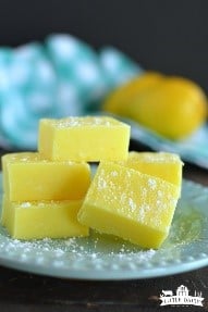 This lemon fudge is one of the best unconventional easy dessert recipes I've ever tried. Sweet and tart, it's refreshing and delicious! Perfect for a summer party. 