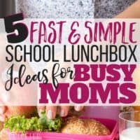 5 Fast & Simple School Lunchbox Ideas for Busy Moms