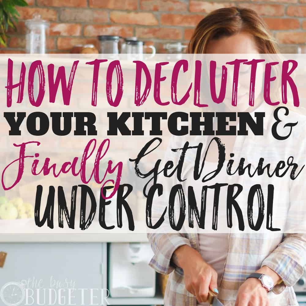 I would let my kitchen get so cluttered that I would have no motivation to cook or even clean it. It would just look so bad that I would get overwhelmed with the work needed to declutter that I just wouldn't (and we would end up ordering take out). So I committed myself to decluttering, followed the steps in this article, and now cooking (and even cleaning) is so much less overhwelming.. it's almost ENJOYABLE!