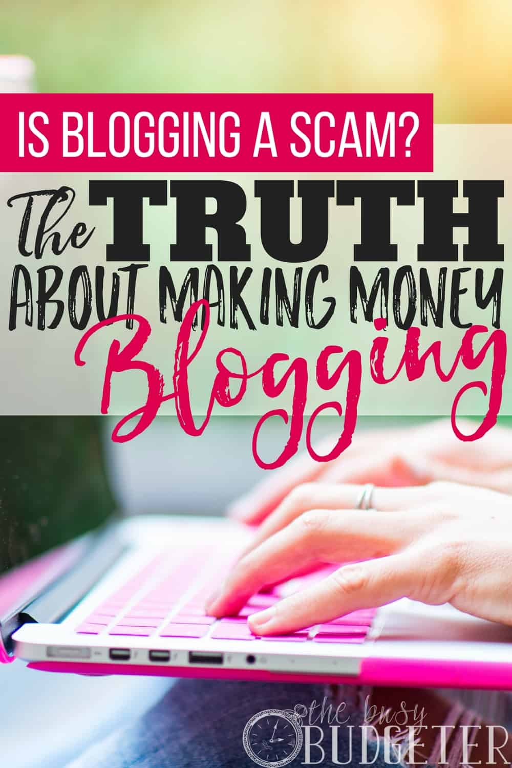 For a long time before I became a blogger I wondered if blogging was really a scam, if it was really possible to make money blogging and how in the world do bloggers make money online.. and of course any blogger will tell you it's not a scam but this article is SO honest about the ups and downs of blogging and what you really need to do to grow a blog into a real income generating business