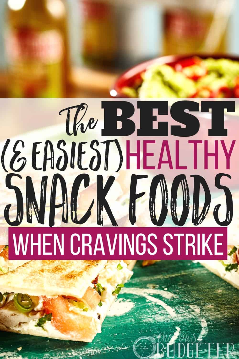 Cravings are the worst when it comes to keeping a healthy diet and I'm such a snacker!! I tend to go towards the easiest and quickest snacks and that usually means Unhealthy. These snack ideas are SO great-- healthy and quick, win-win! My kids are even asking for these and they are total junk food eaters!!