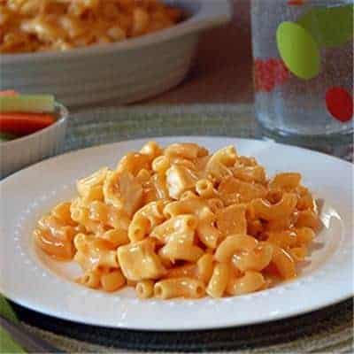 Buffalo chicken mac and cheese is the perfect upgrade to a basic mac and cheese recipe and it can be done so easily. I'm excited to try this and see if my family likes it! Great suggestion!