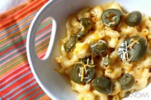 If you want to boost a basic mac and cheese recipe, adding jalapenos or other peppers is the perfect way to give the dish an extra kick! This is such a simple idea, I'm excited to try it!