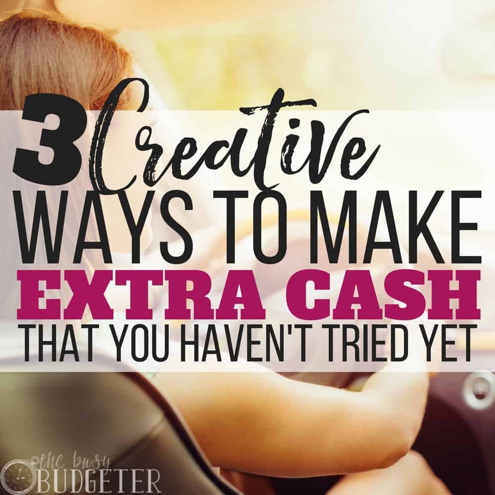 These unique ways to make extra cash are awesome! I can't believe that I never thought to try these before. The second one has literally been a game changer for our finances. Not only are we saving money but we are paying off debt like crazy!!
