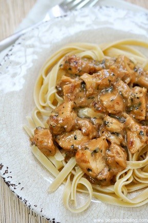 I LOVE teriyaki chicken! And pasta too? Such a good combination! I used Tyson teriyaki frozen pre-grilled chicken in this recipe and it bumped up the flavor and made it so much easier to toss together. 