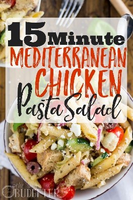 I love this pasta salad recipe! It's a great, easy-to-make recipe and I've found a way to make it easier! Try using frozen pre-grilled chicken to make this pasta salad the easiest pot luck dish!