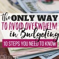 10 Steps to Build Your Budget: The Only Way to Avoid the Overwhelm in Budgeting