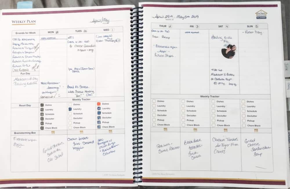 Adhd Weekly Monthly Planner