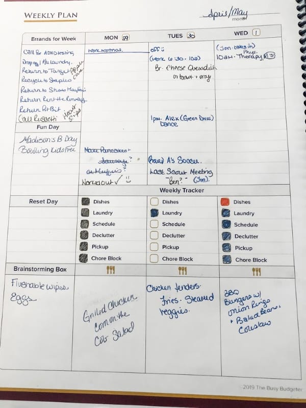 The Best Planner for ADHD Home Success Planner The Busy Budgeter