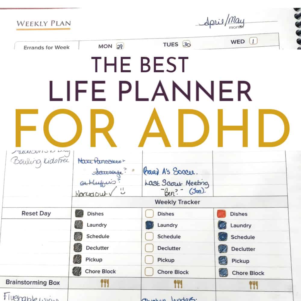 Printable Adhd Daily Planner Template Customize and Print