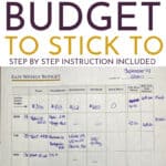 If you’re struggling with your finances and saving money feels impossible, we can help you set up the easiest budget for beginners. Frugal living doesn’t have to suck if you use your personality and the rewards are built into the program. We can show you how to make an easy budget you can actually stick to. These printable sheets and step by step instructions will walk you through everything you need to get started creating a budget and saving money.