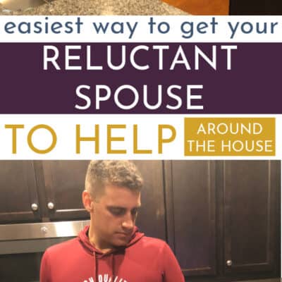 I desperately needed help getting my husband on board with the housework. After trying and failing over and over, this actually worked!