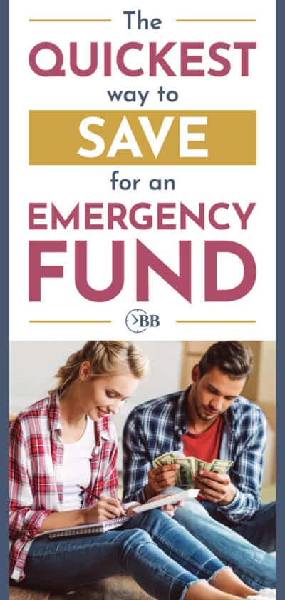 couple calculating and counting cash for their emergency fund