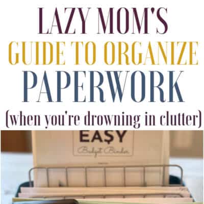 A homeade budget box, the ultimate paper organization system.the best system for