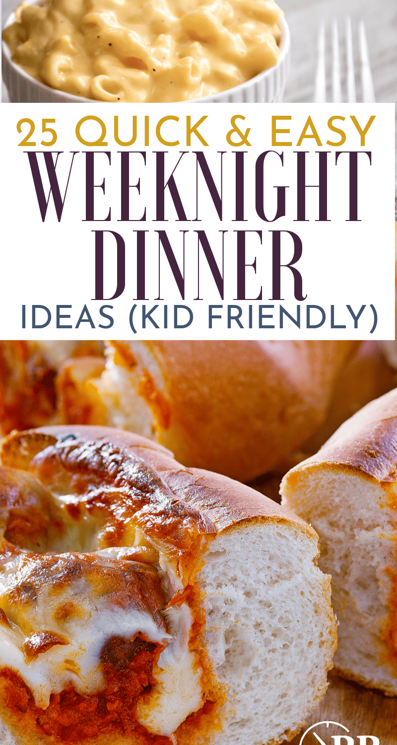 quick and easy weeknight dinner ideas: meatball subs