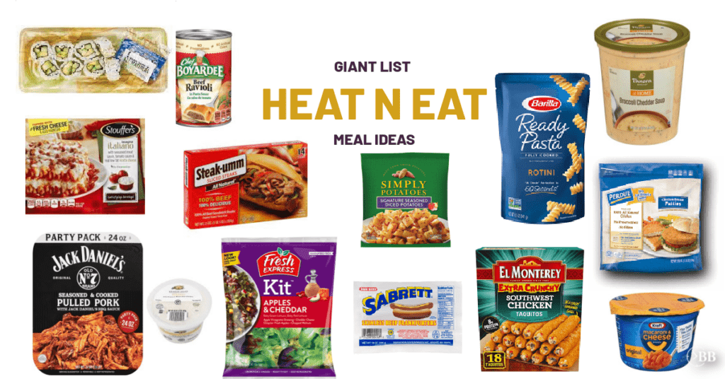 Ready Made Dinners A Huge List Of Ideas. The Busy Budgeter