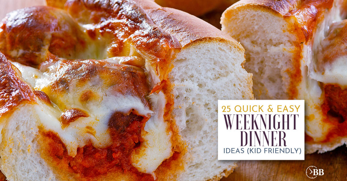 quick and easy weekenight dinner ideas meatball subs